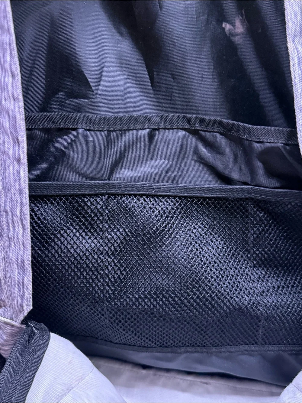 Victoria’s Secret PINK Campus Backpack Gray Black Logo School Travel Bag